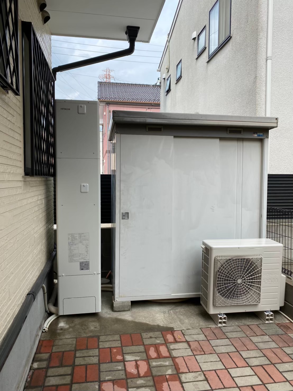 埼玉県草加市青柳エコキュート交換工事O様